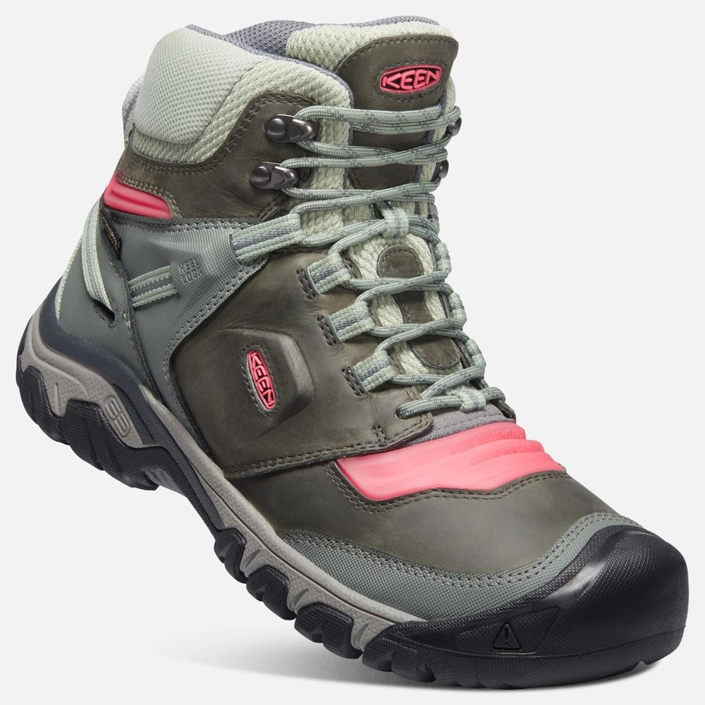 KEEN Women’s Ridge Flex MID WP Boot in Castor Grey/Dubarry new with box!